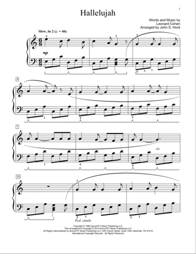 Hallelujah (arr. John S. Hord)