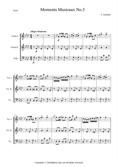 Moments Musicaux No.3