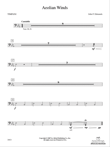 Aeolian Winds: Timpani