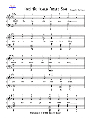 Hark! The Herald Angels Sing (Second Year Piano Students)