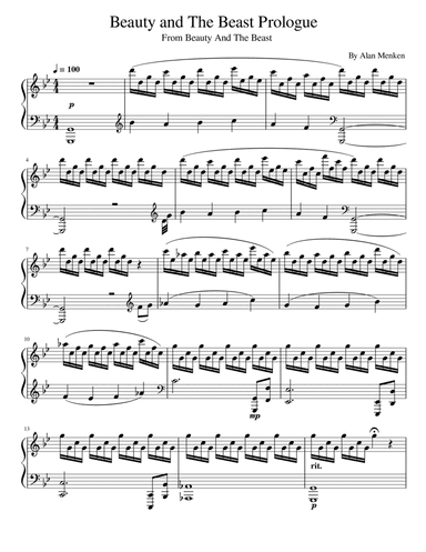 Beauty And The Beast Prologue