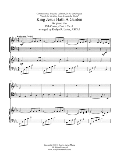 King Jesus Hath A Garden