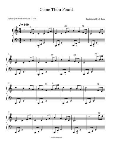 Come Thou Fount of Every Blessing