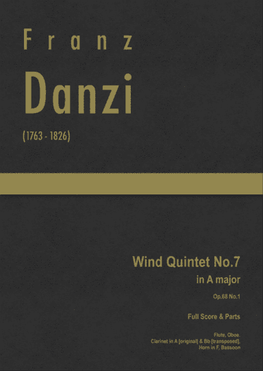 Danzi - Wind Quintet No.7 in A major, Op.68 No.1