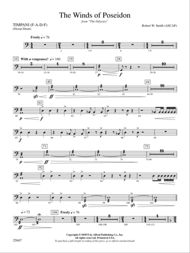 The Winds of Poseidon: Timpani