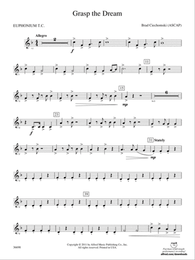 Grasp the Dream: (wp) Baritone T.C.