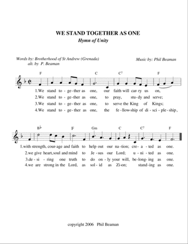 We Stand Together as One - Hymn of Unity
