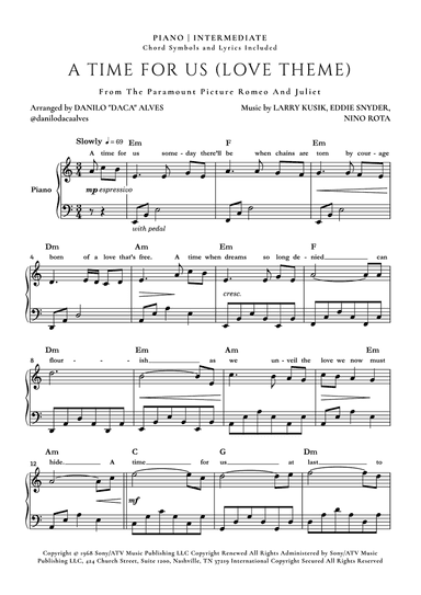 A Time For Us (love Theme)