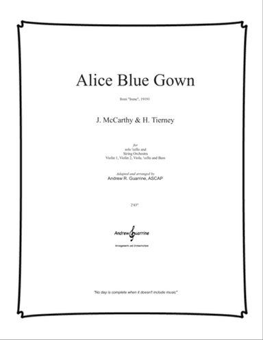 Alice Blue Gown