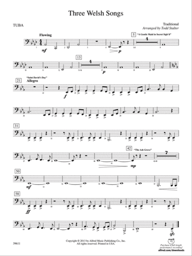 Three Welsh Songs: Tuba