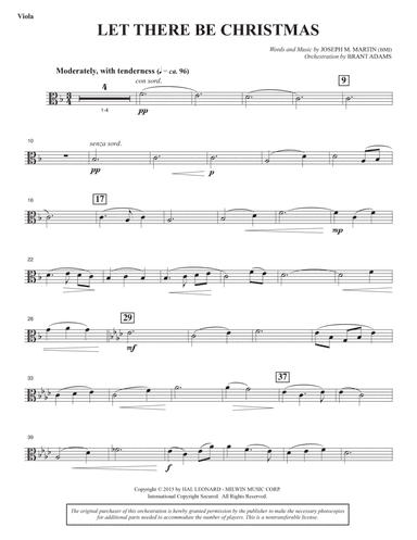 Let There Be Christmas (Full Orchestra) - Viola