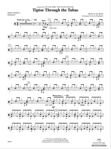 Tiptoe Through the Tubas: 1st Percussion