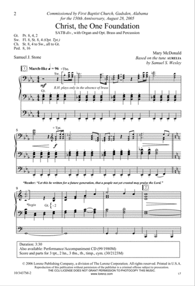 Christ, the One Foundation