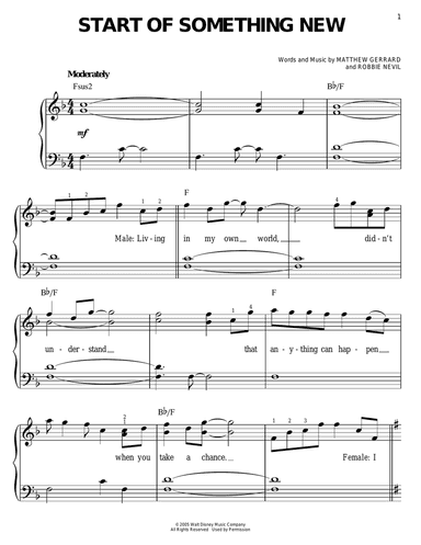 Start Of Something New