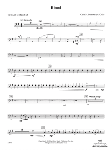 Ritual: (wp) E-flat Tuba B.C.