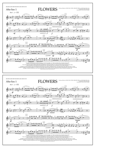 Flowers (arr. Tom Wallace) - Alto Sax 1