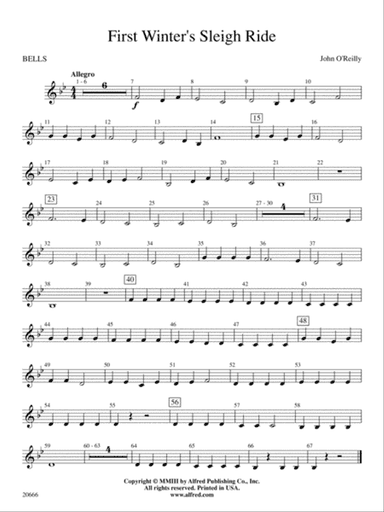 First Winter's Sleigh Ride: Bells