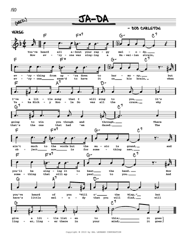 Ja-Da (arr. Robert Rawlins)