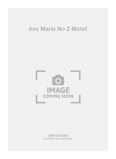 Ave Maria No 2 Motet