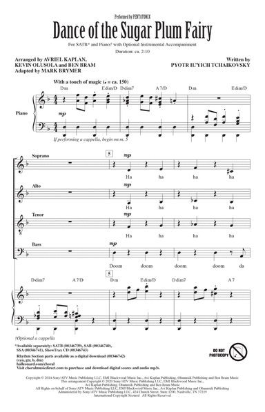 Dance Of The Sugar Plum Fairy (arr. Mark Brymer)