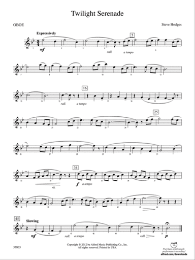 Twilight Serenade: Oboe