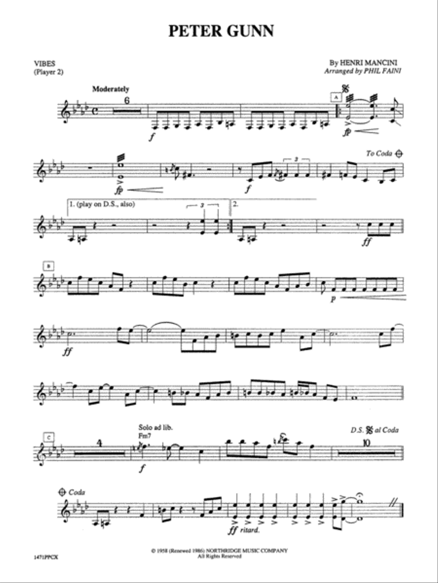 Peter Gunn: Vibraphone