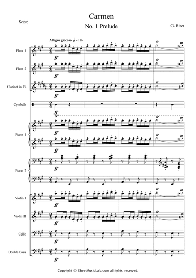Carmen No.1 Prelude