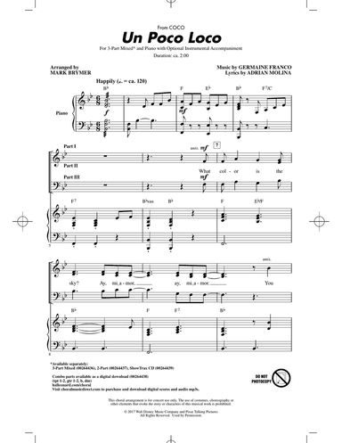 Un Poco Loco (from Coco) (arr. Mark Brymer)
