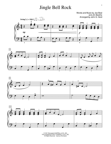 Jingle Bell Rock (arr. John S. Hord)