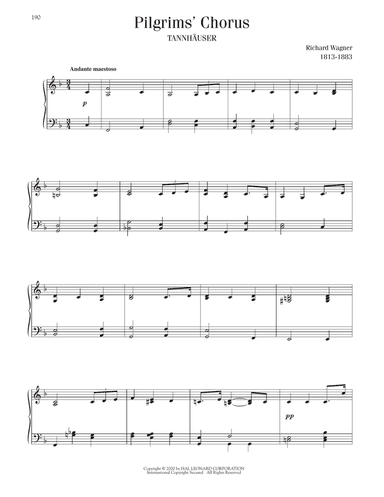 Pilgrims' Chorus
