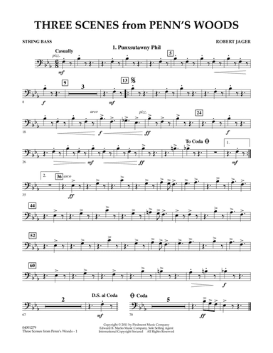 Three Scenes From Penn's Woods - String Bass