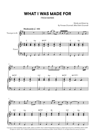 What Was I Made For?