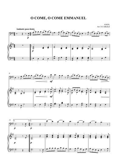 O Come, O Come Emmanuel