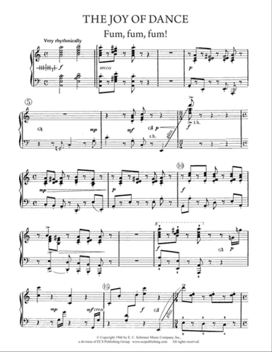 The Seven Joys of Christmas: 6. The Joy of Dance: Fum, fum, fum! (Downloadable Harp Part)