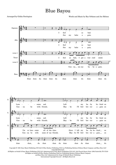 Blue Bayou (arr. Gitika Partington)