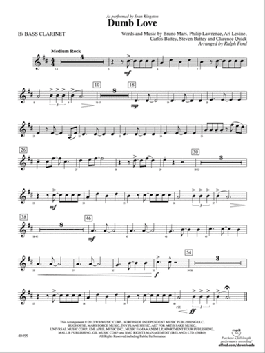 Dumb Love: B-flat Bass Clarinet