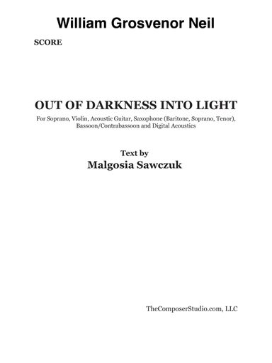 Out of Darkness into Light