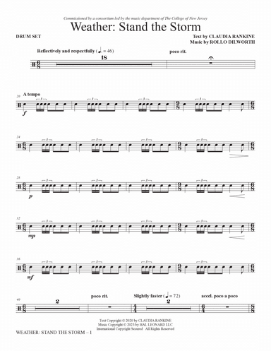 Weather: Stand The Storm (Full Orchestration) - Drum Set