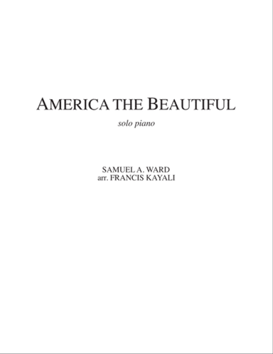 America the Beautiful - Piano Solo