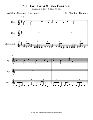 Z 71 for Harps & Glockenspiel