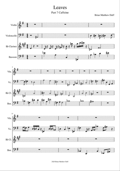 "Leaves" Part 7 Caffeine