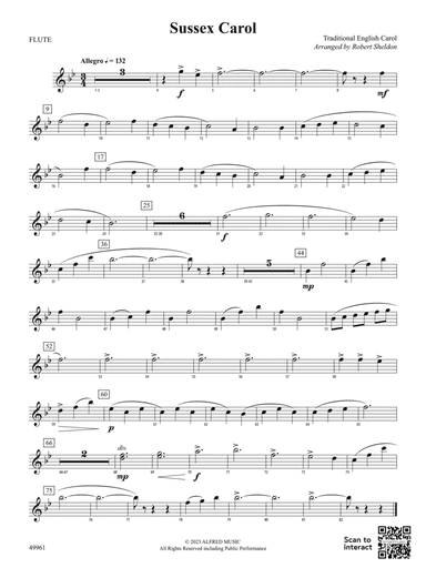 Sussex Carol: Flute