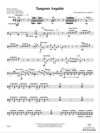 Tangents Angulár: 1st Percussion