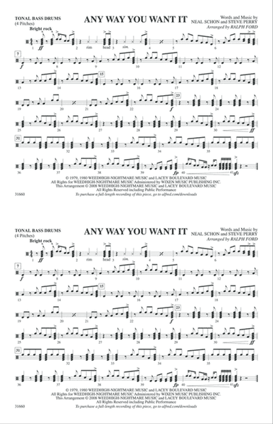 Any Way You Want It: Tonal Bass Drum