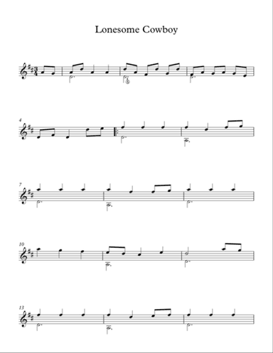 Lonesome Cowboy - American Traditional Song