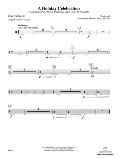 A Holiday Celebration: 2nd Percussion