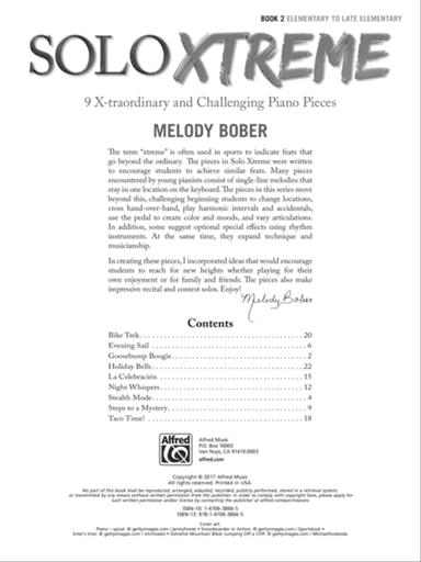 Solo Xtreme, Book 2: 9 X-traordinary and Challenging Piano Pieces