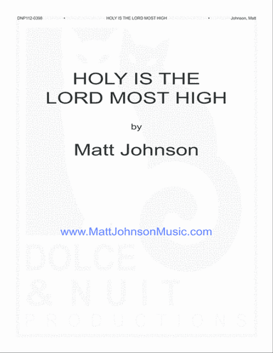Holy Is the Lord Most High-for Communion