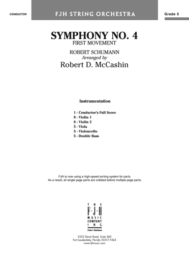 Symphony No. 4: Score