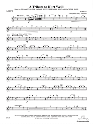 A Tribute to Kurt Weill: Flute